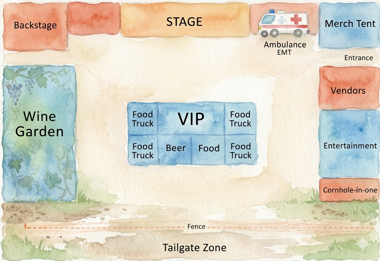 Festival Grounds Map